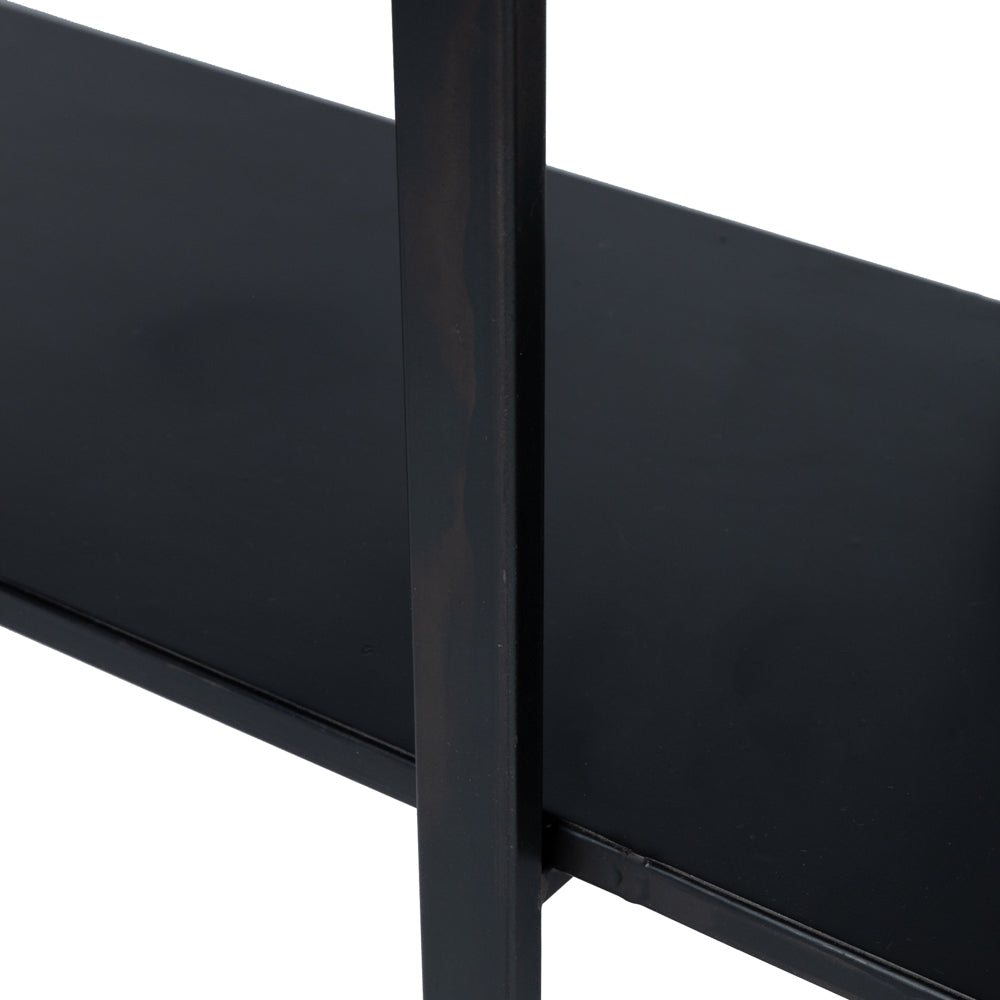 Sophisticated Metal Black Sidetable