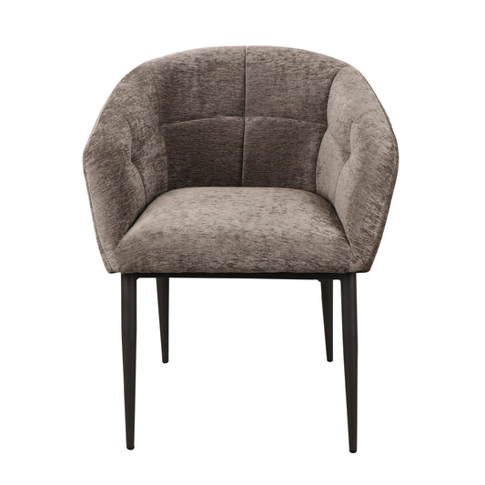 Jeno Anthracite 16 Aura Fabric Dining Chair (set of 2)