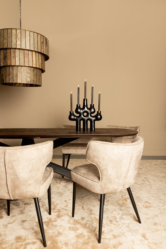 Zinno Brown Dining Chair (set of 2)