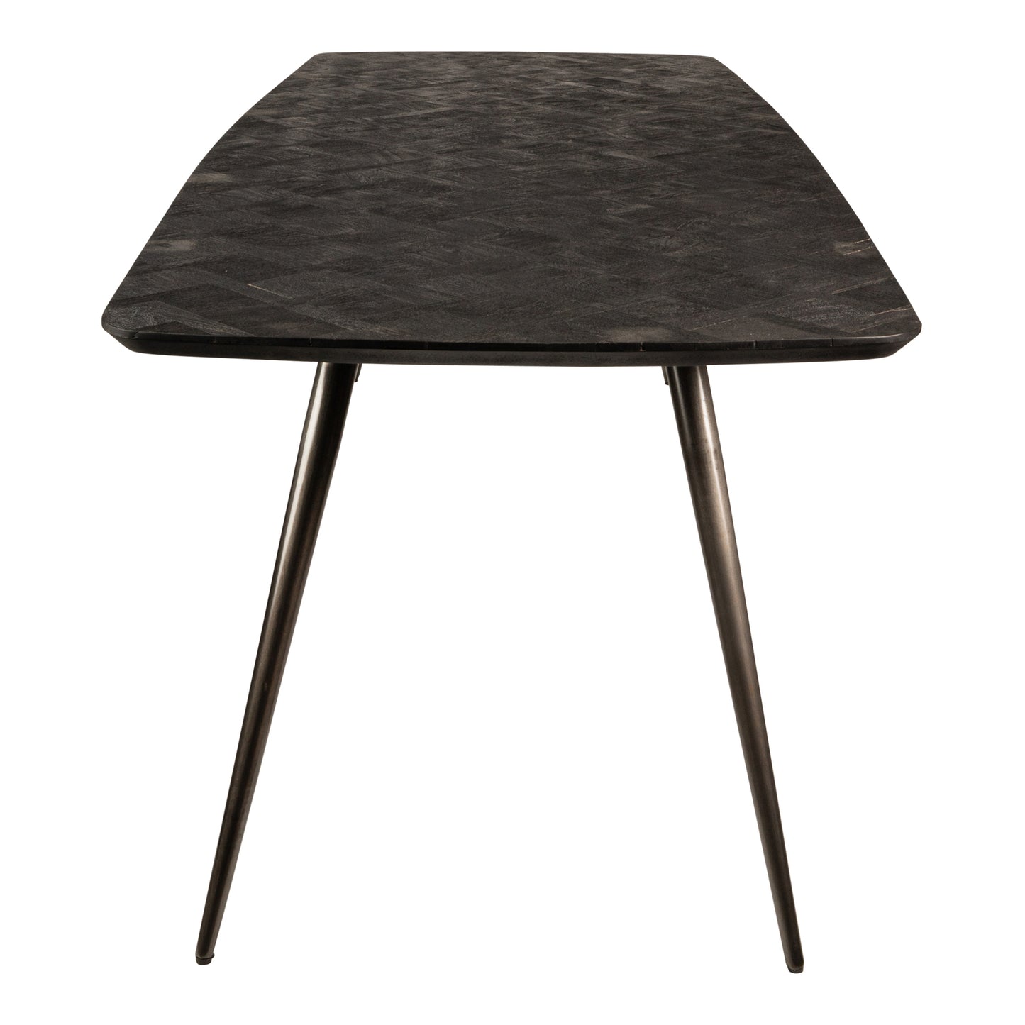 Fieron Black Acaia Wooden Dining Table Oval 200cm