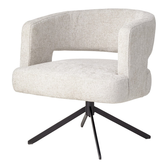 Baldr Cream Dining Chair Legacy 15 Dove Black Leg