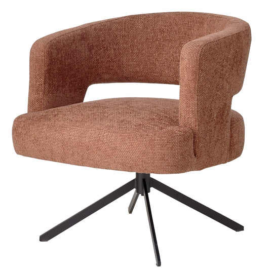 Baldr Rust Diningchair Legacy6 Deepterra Black Leg