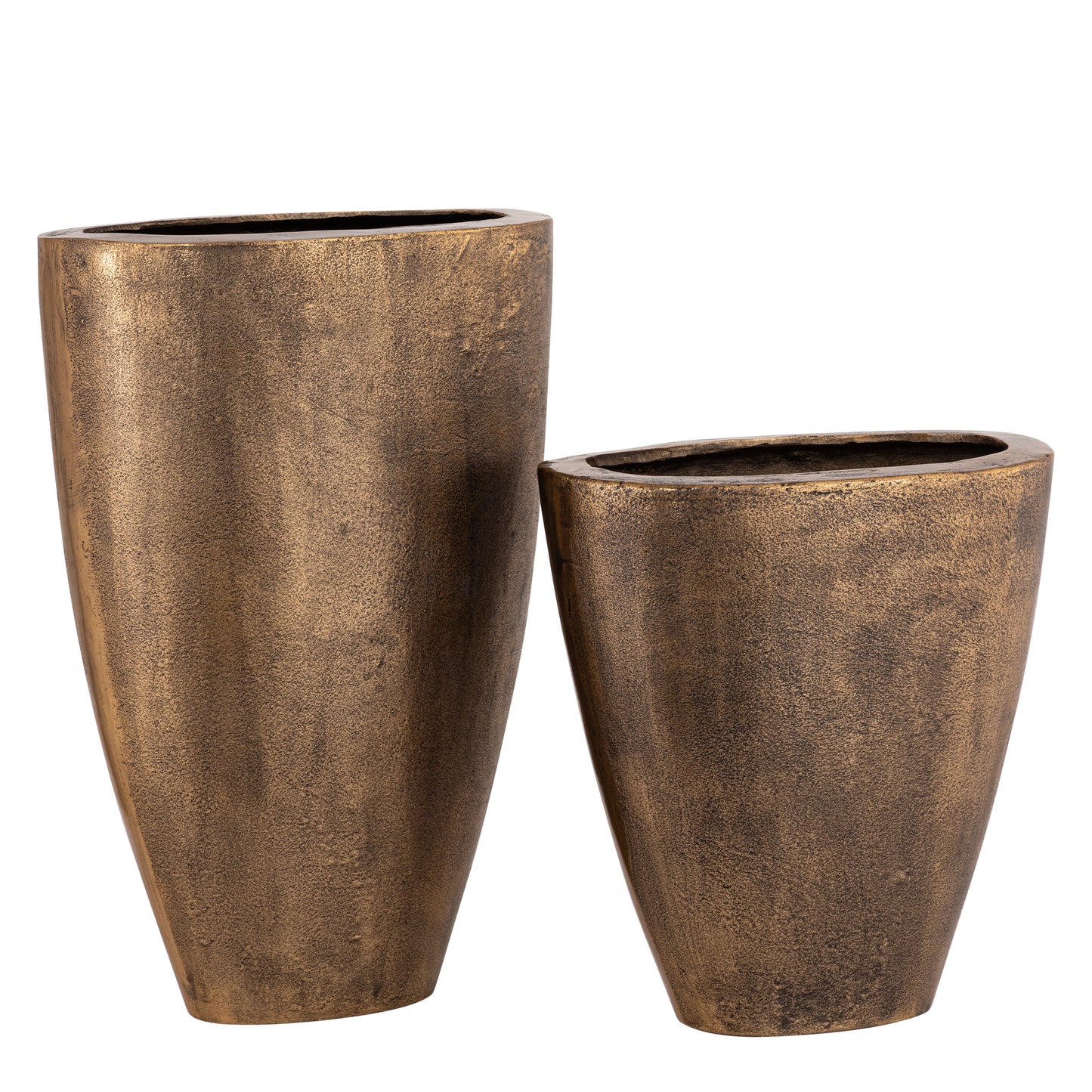 Qasem Brass Oval Casted Alu Pot High