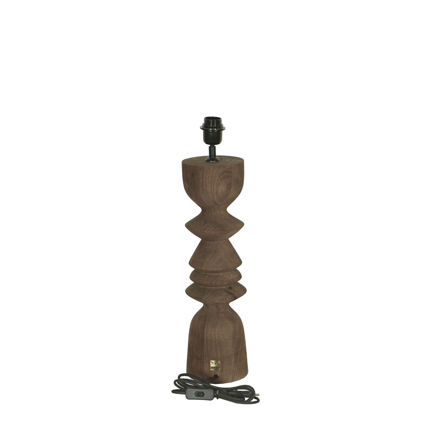 Elaine Brown Mango Wood Round Table Lamp Base