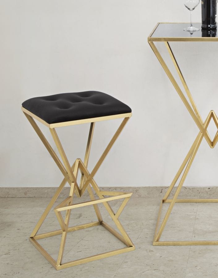 Mauro Ferretti BAR STOOL HOLDER PIRAMID CM 40X40X75