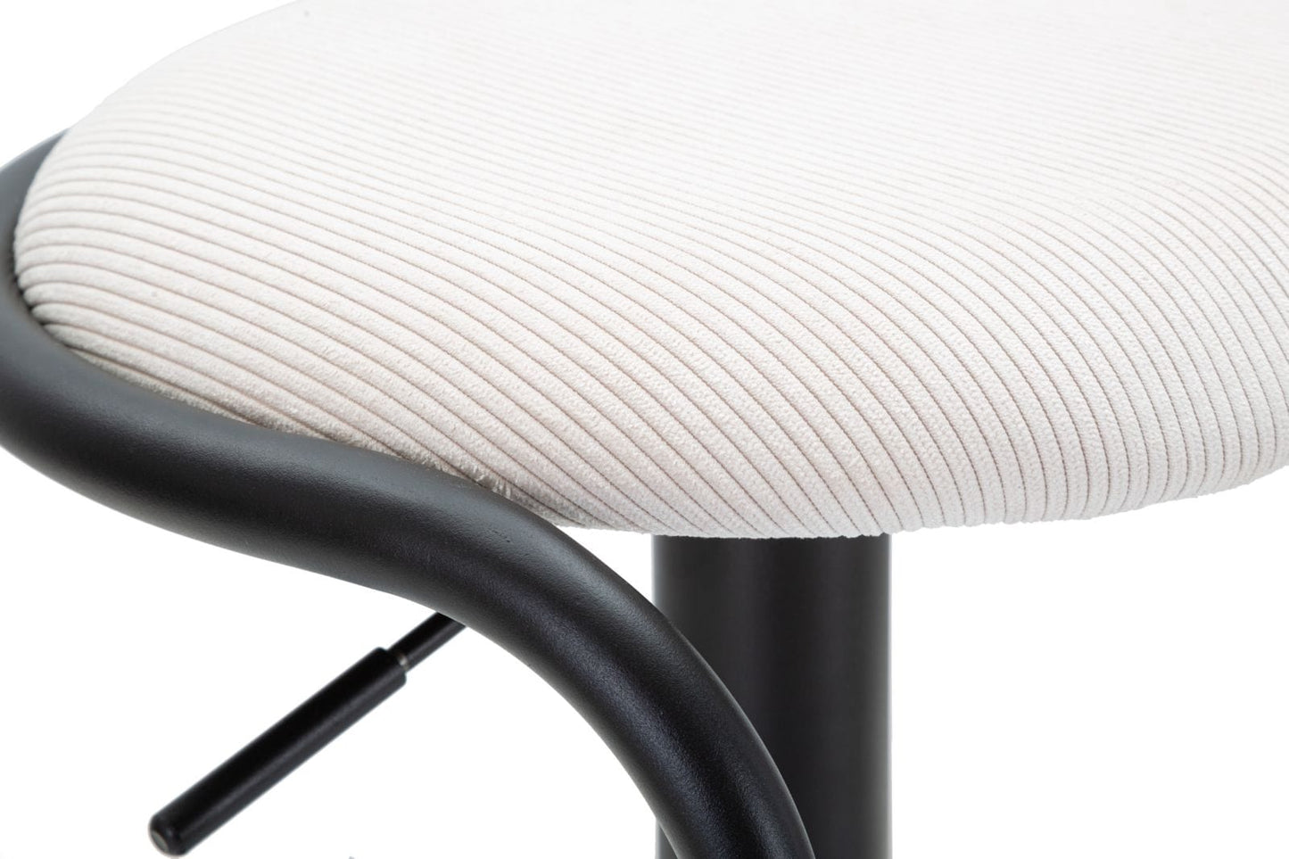 Mauro Ferretti BAR STOOL WITH LIFT DESTINY WHITE CM Ø 41X61-83
