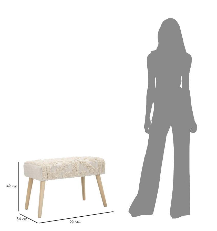Mauro Ferretti BENCH DAMASCO CM 66X34X42