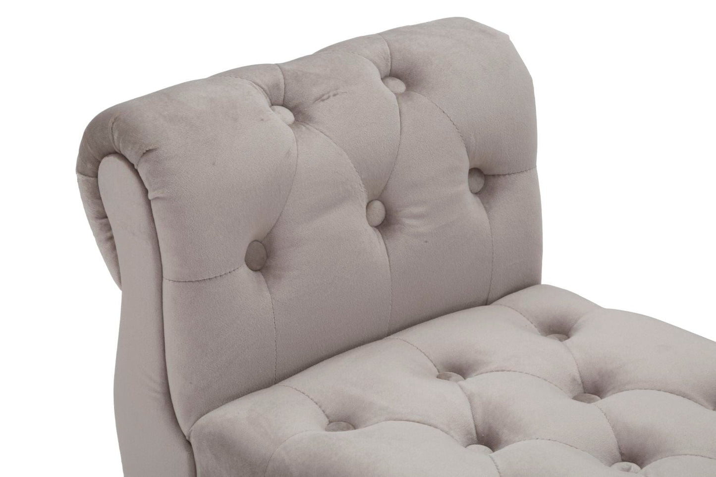 Mauro Ferretti BENCH PARIS GRIGIA/GOLD CM 120X40X60