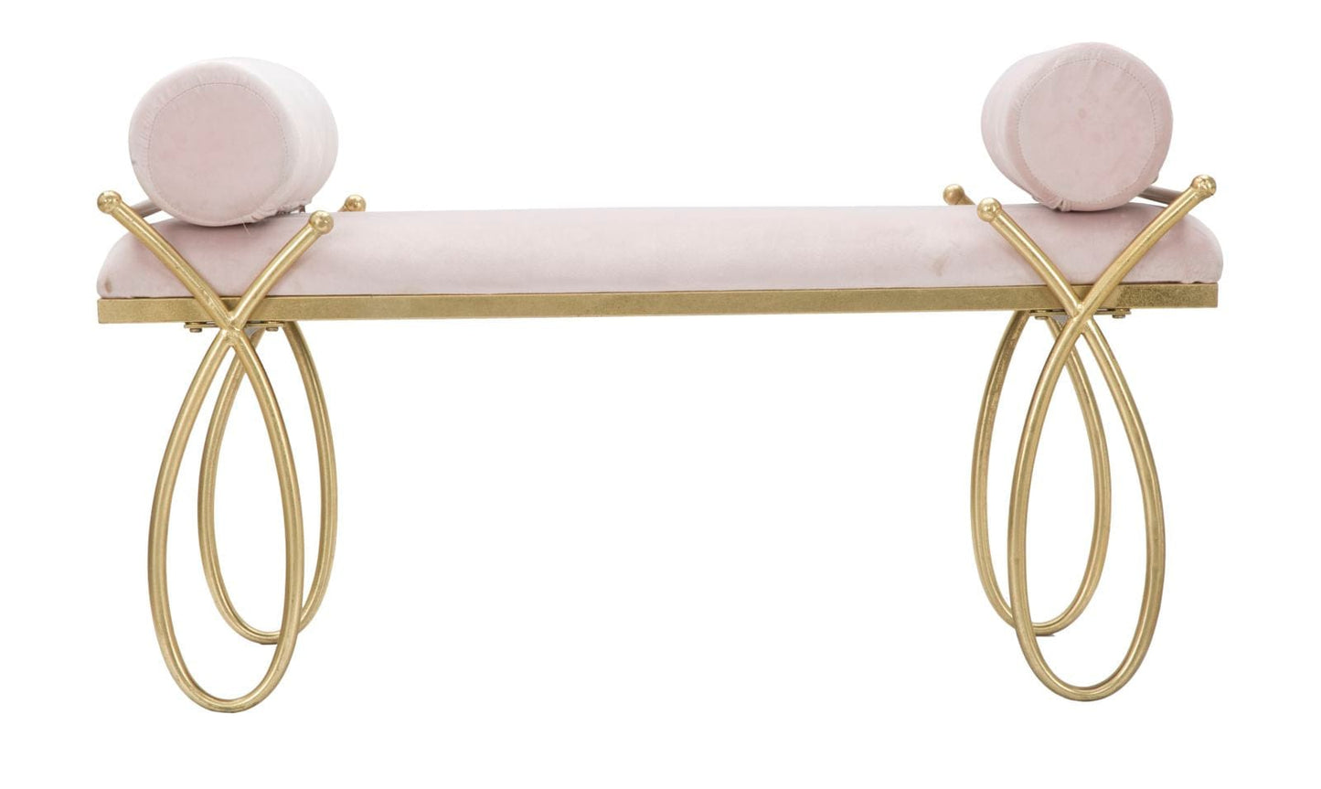 Mauro Ferretti BENCH RIBBON PINK CM 112,5X49X53