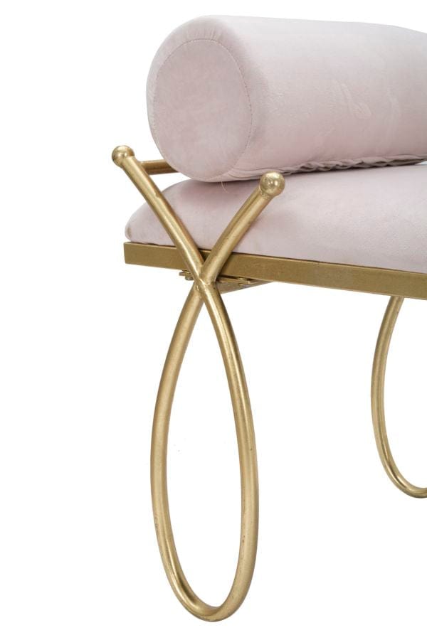 Mauro Ferretti BENCH RIBBON PINK CM 112,5X49X53