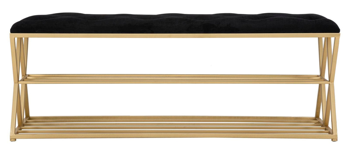 Mauro Ferretti BENCH WITH SHOES SHELF CM 120X40X45