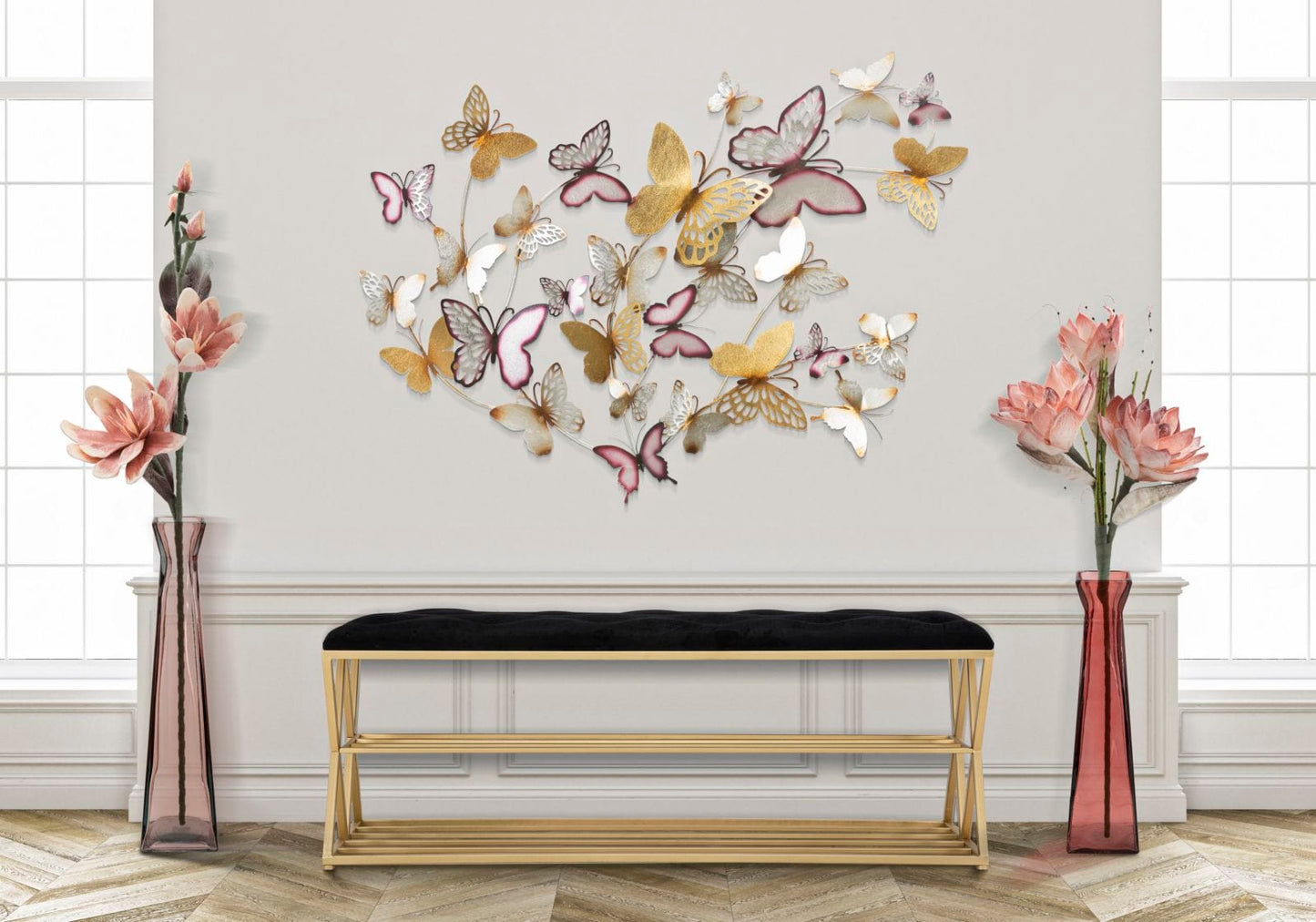 Mauro Ferretti BENCH WITH SHOES SHELF CM 120X40X45