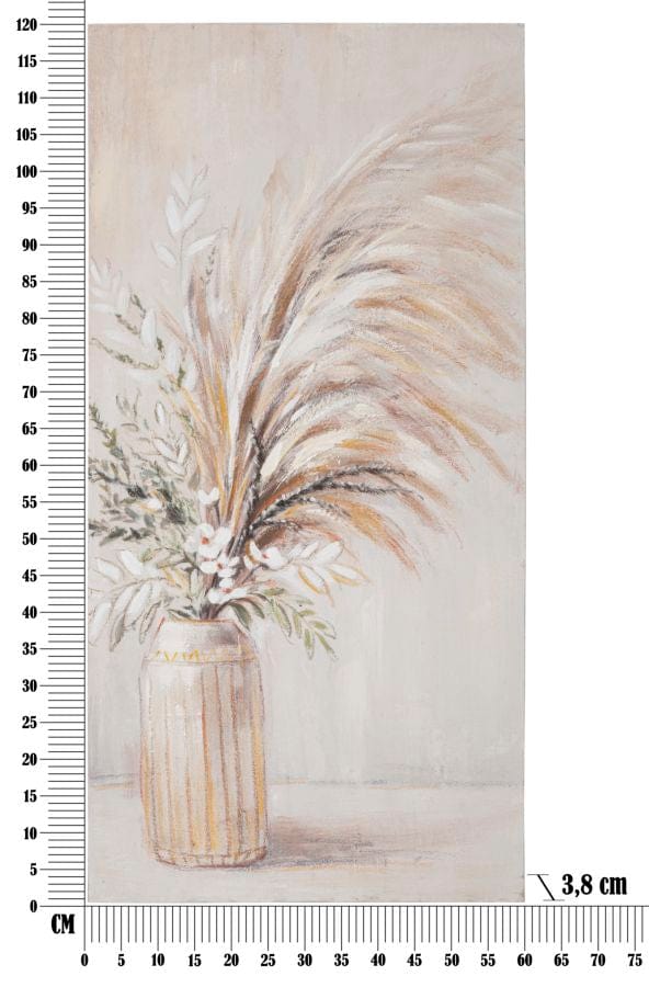 Mauro Ferretti HANDMADE WALL PAINTING KIUKKU -A- CM 60X2,8X120