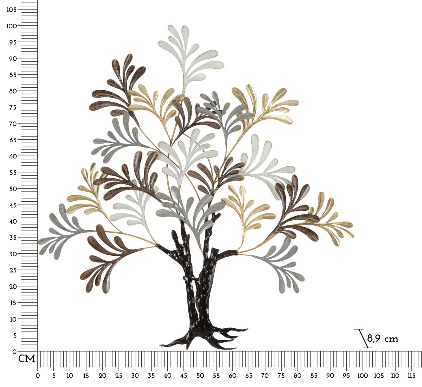 Mauro Ferretti IRON WALL PANEL ALBERO LIXY CM 97,2X8,9X100,3