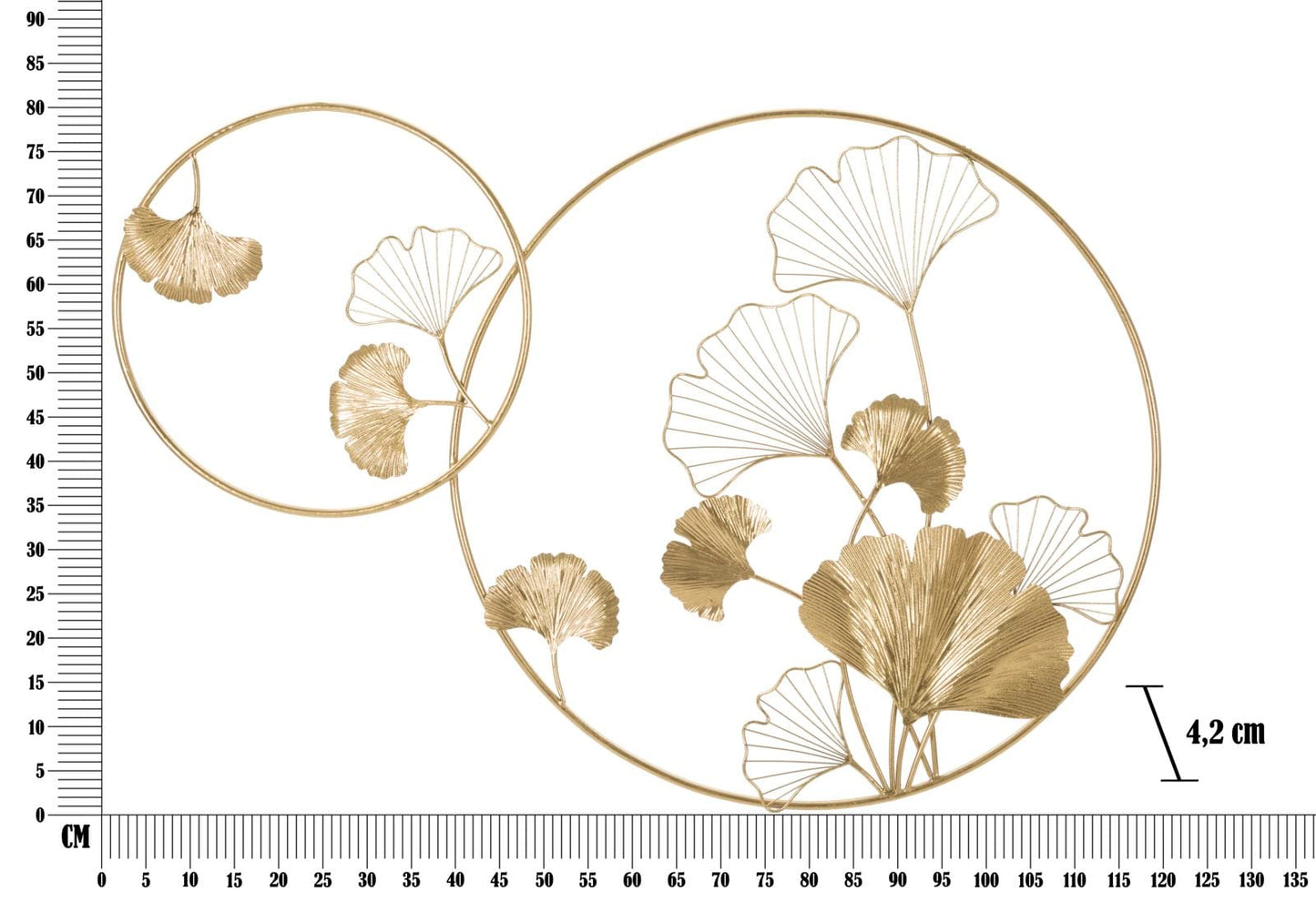 Mauro Ferretti IRON WALL PANEL DOUBLE LEAF CM 120,5X4,2X80,5
