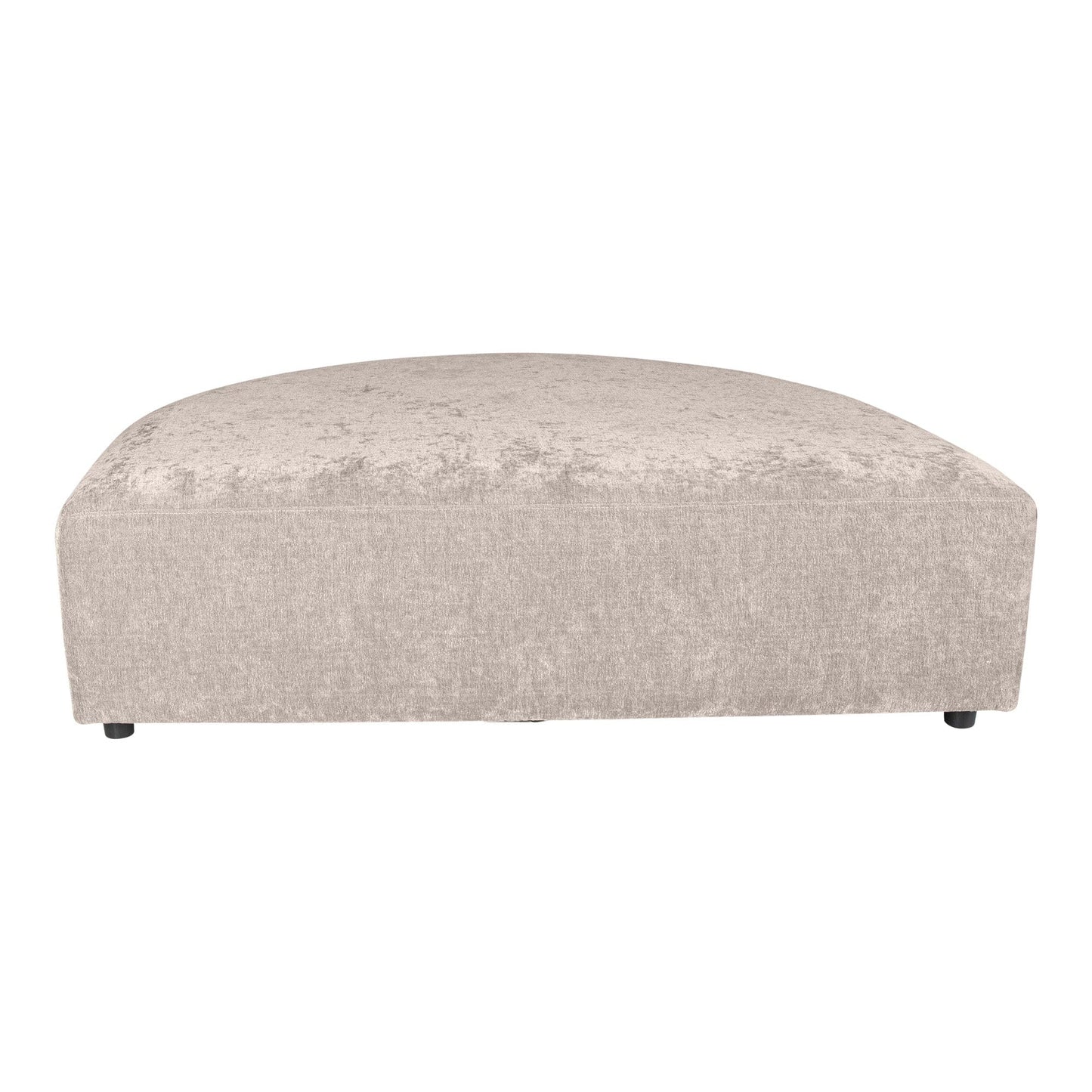 PTMD Lujo zitbank longchair poef wit 9852 fiore stof