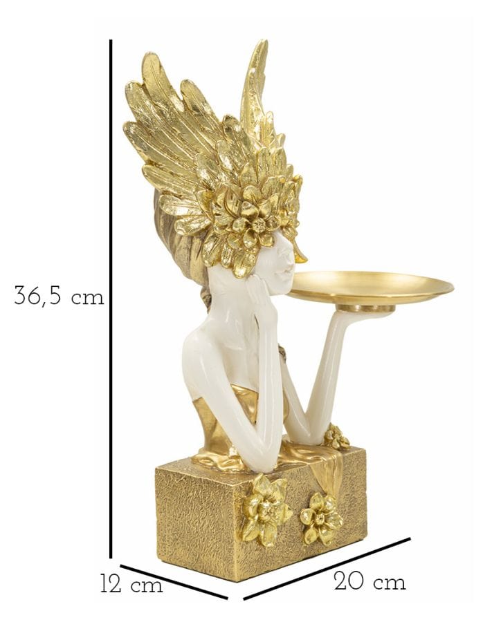 Mauro Ferretti MINERVA STATUE CM 20X12X36,5