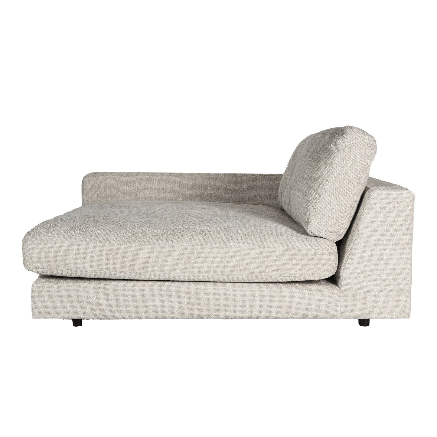 PTMD Nilla bank chaise longue arm Links SIC Poot Dove