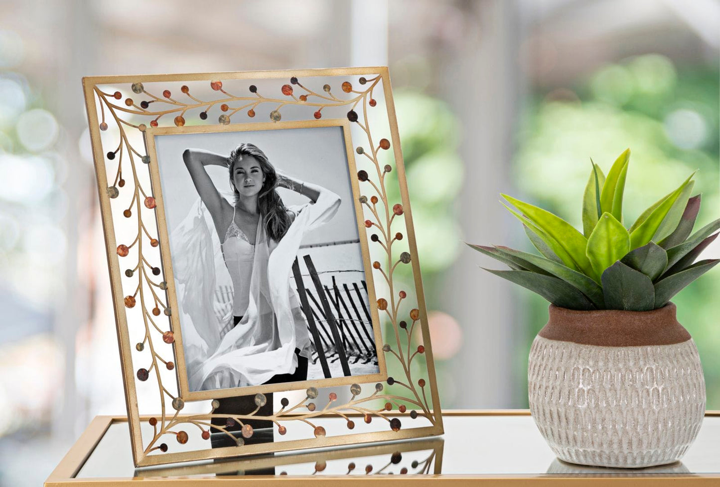 Mauro Ferretti PHOTO FRAME BIXY CM 32,5X13,5X36,2 (INSIDE SIZE CM 20X25)