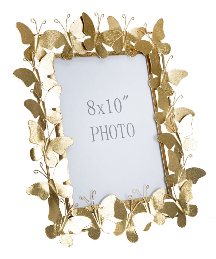 Mauro Ferretti PHOTO FRAME BUTTERFLY GLAM CM 35X15X38 (INSIDE SIZES CM 20X25)