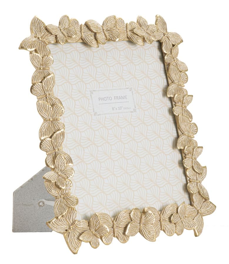 Mauro Ferretti PHOTOFRAME FARFALLE GLOD CM 27,5X2,6X32,5 (INSIDE PHOTO SIZE CM 20X25)