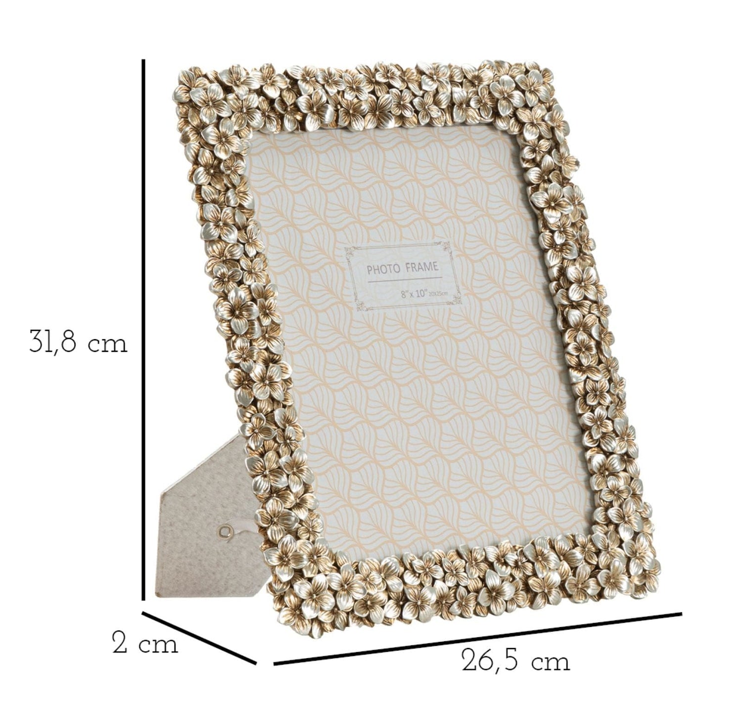 Mauro Ferretti PHOTOFRAME FLOLLY CM 26,5X2X31,8 (INSIDE PHOTO SIZE CM 20X25)