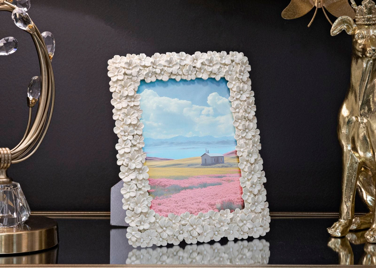 Mauro Ferretti PHOTOFRAME GASPY CM 21X2X26,5 (INSIDE PHOTO SIZE CM 15X20)