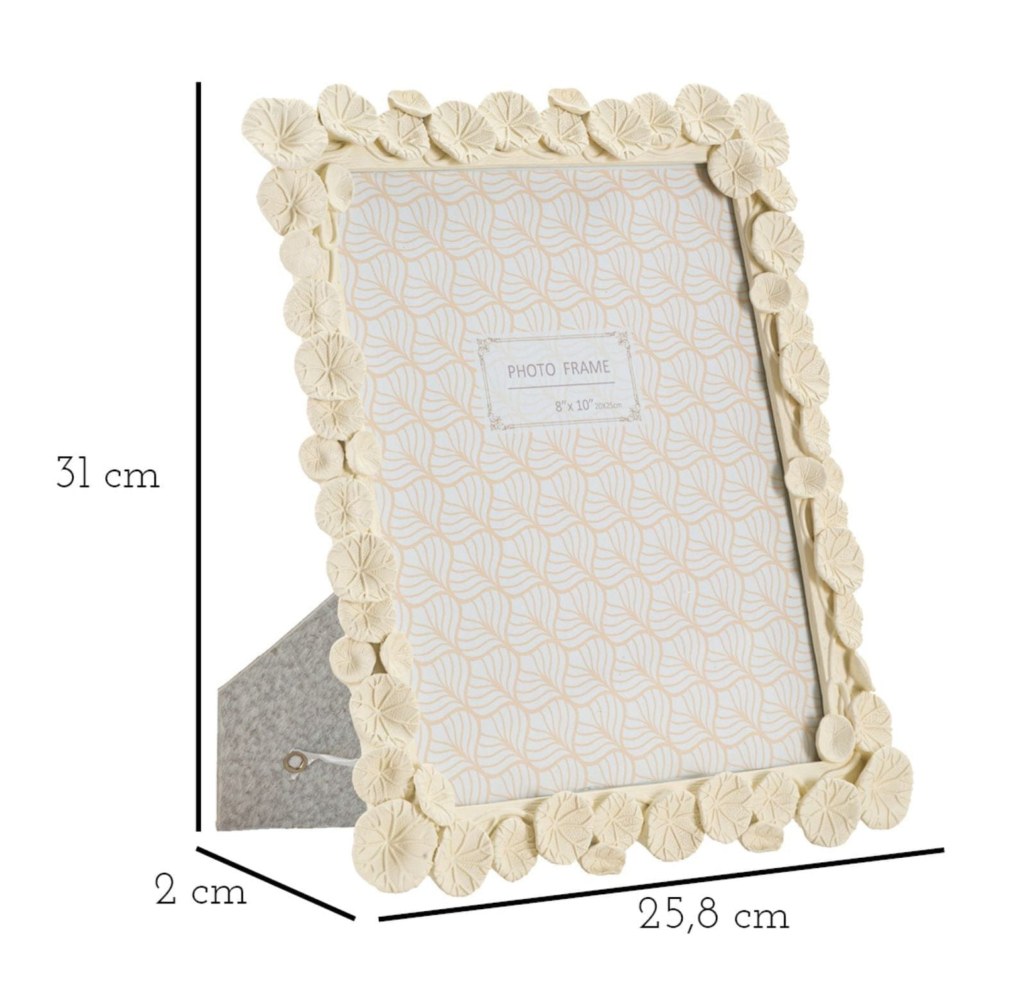 Mauro Ferretti PHOTOFRAME LOTUS CM 25,8X2X31 (INSIDE PHOTO SIZE CM 20X25)
