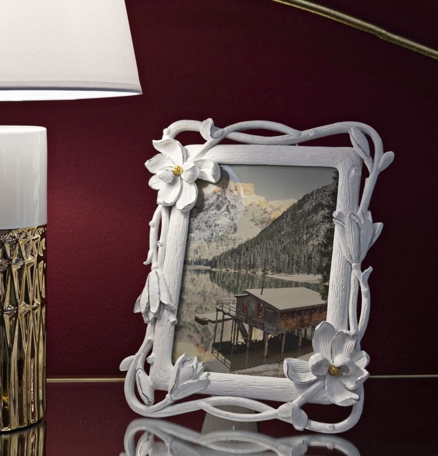 Mauro Ferretti PHOTOFRAME MAGNOLIA CM 23,8X2,7X28 (INSIDE PHOTO SIZE CM 15X20)