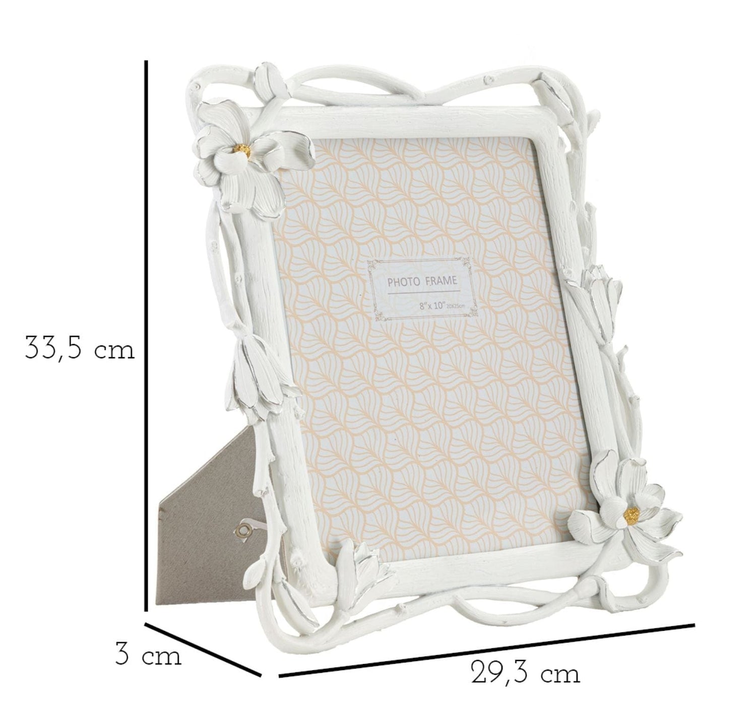 Mauro Ferretti PHOTOFRAME MAGNOLIA CM 29,3X3X33,5 (INSIDE PHOTO SIZE CM 20X25)