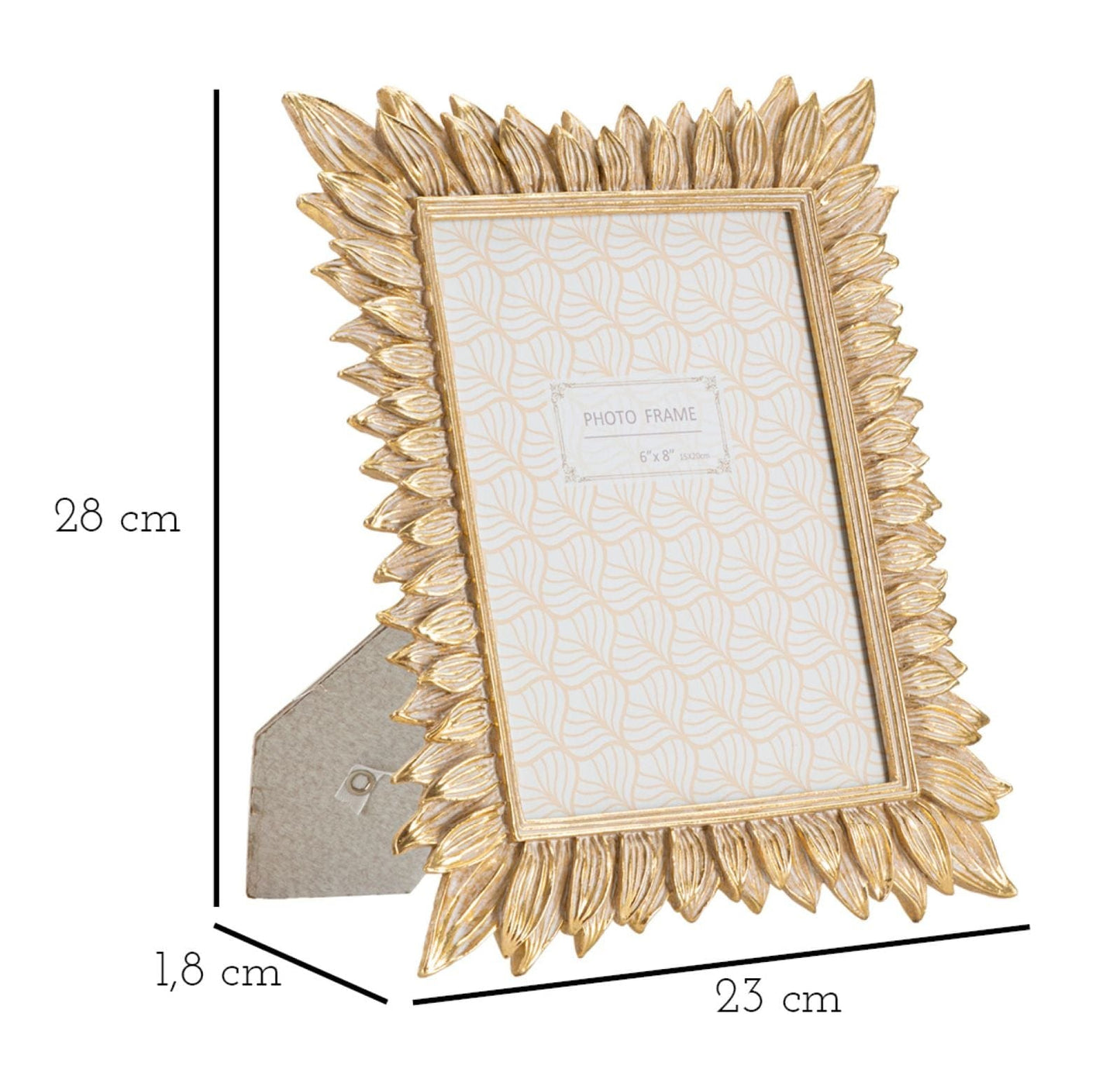 Mauro Ferretti PHOTOFRAME MOLAS CM 23X1,8X28 (INSIDE PHOTO SIZE CM 15X20)