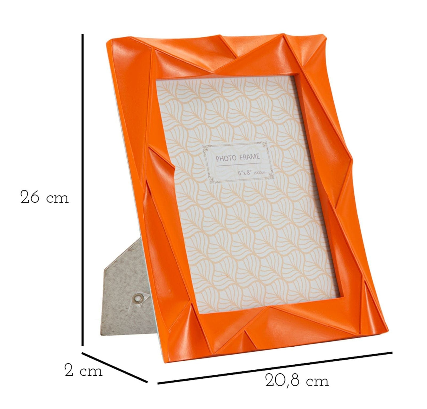 Mauro Ferretti PHOTOFRAME ORANGY CM 20,8X2X26 (INSIDE PHOTO SIZE CM 15X20)