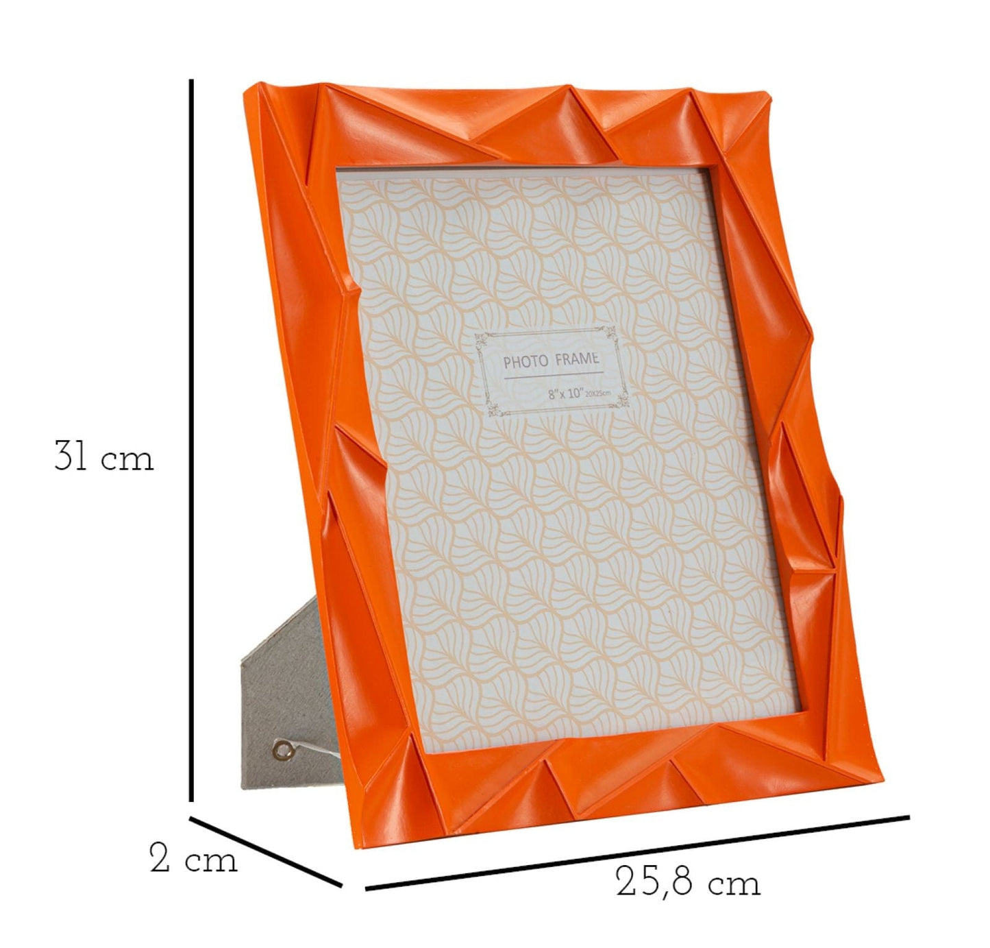 Mauro Ferretti PHOTOFRAME ORANGY CM 25,8X2X31 (INSIDE PHOTO SIZE CM 20X25)