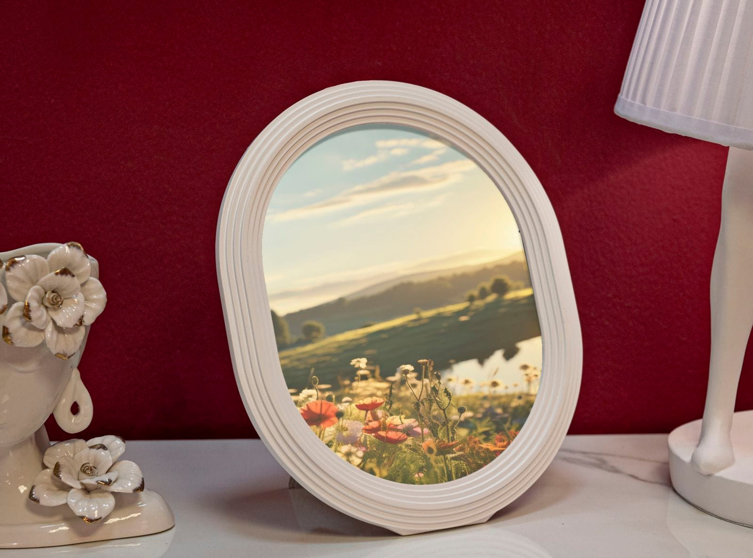 Mauro Ferretti PHOTOFRAME OVALLY CM 25X2X30 (INSIDE PHOTO SIZE CM 20X25)