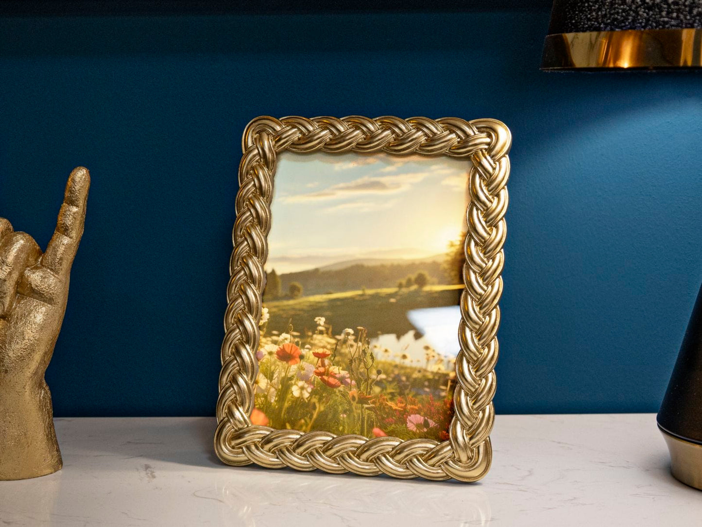 Mauro Ferretti PHOTOFRAME ROPE CM 19X2X24,5 (INSIDE PHOTO SIZE CM 15X20)