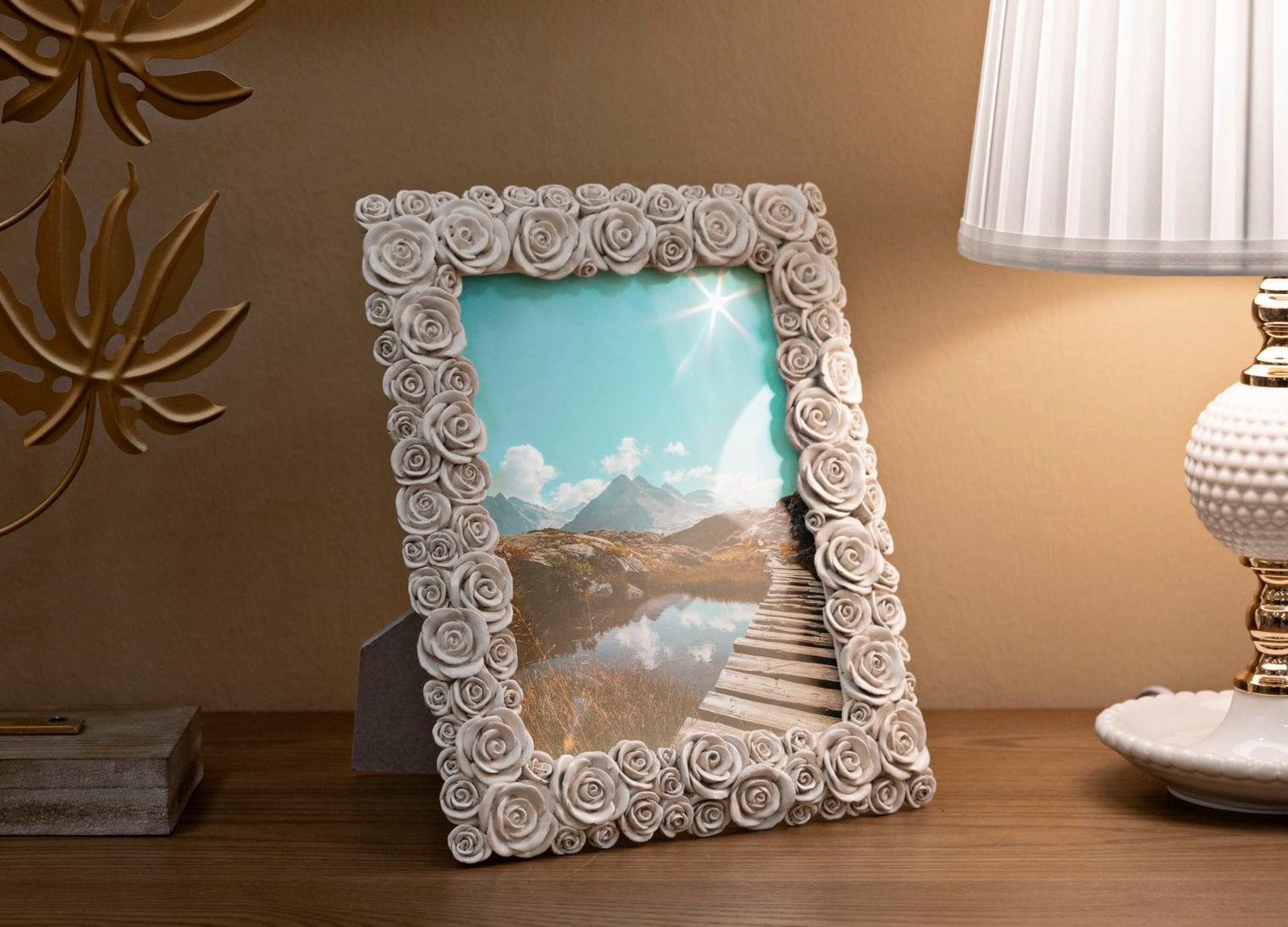 Mauro Ferretti PHOTOFRAMEROSEL CM 21X2,3X26,2 (INSIDE PHOTO SIZE CM 15X20)