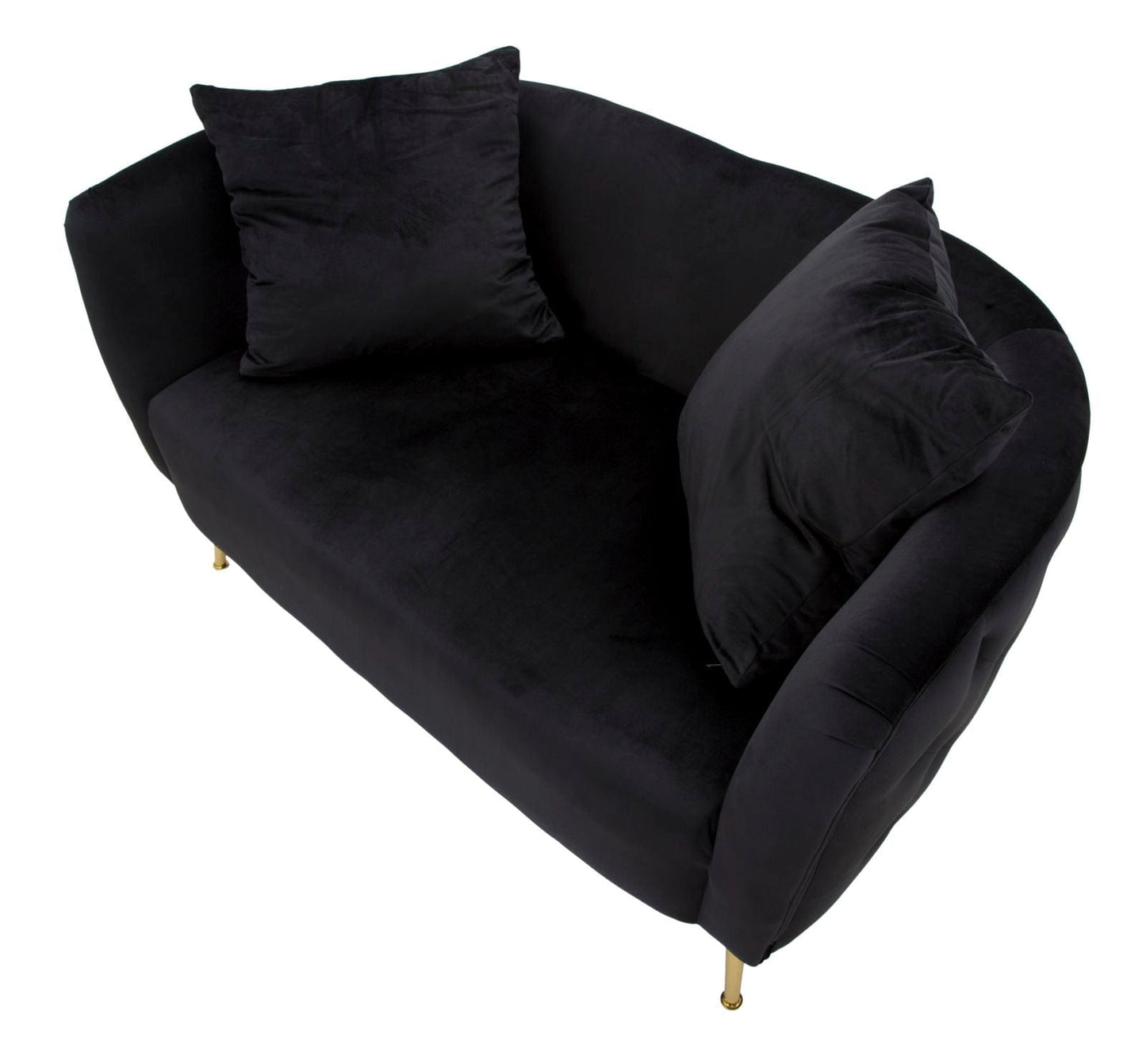 Mauro Ferretti SOFA BUCAREST BLACK CM 127X74X71