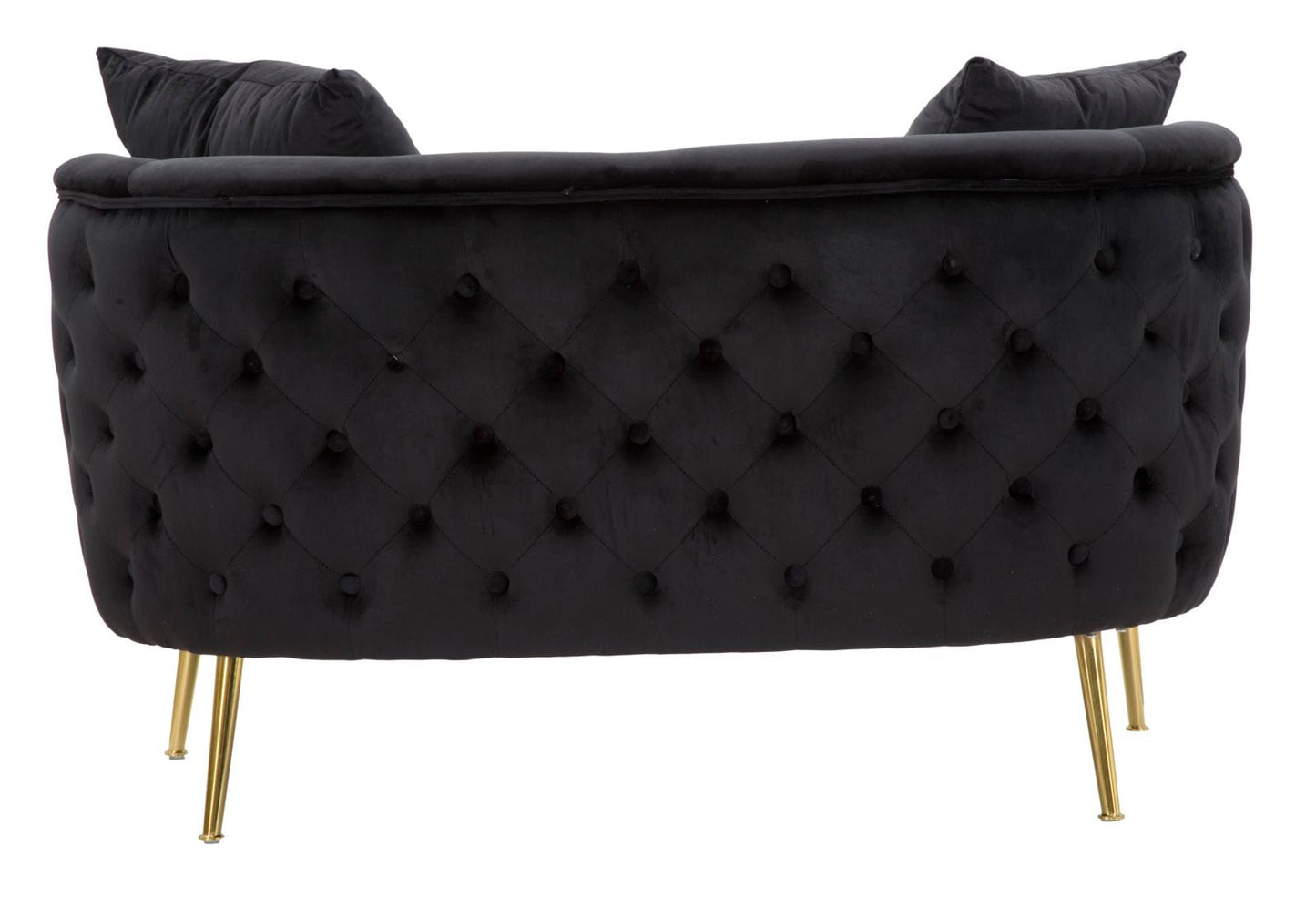 Mauro Ferretti SOFA BUCAREST BLACK CM 127X74X71