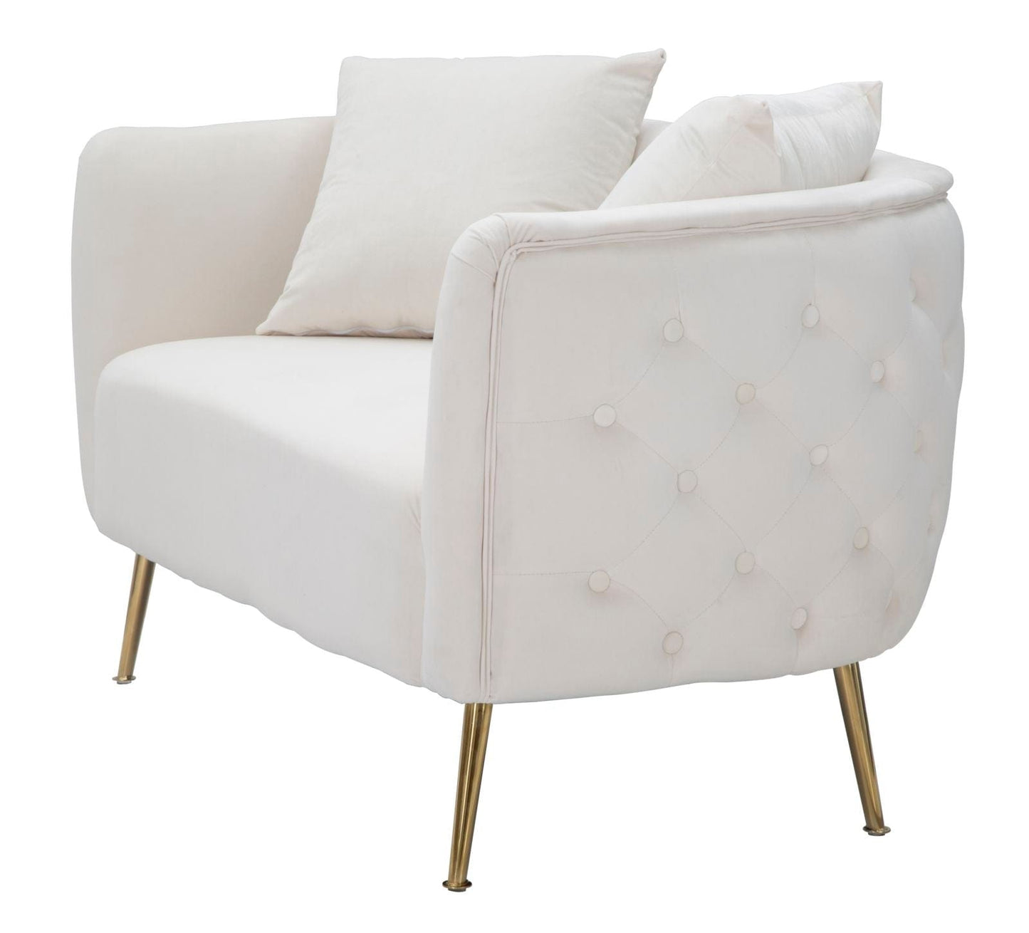 Mauro Ferretti SOFA' BUCAREST CREMA CM 127X74X73