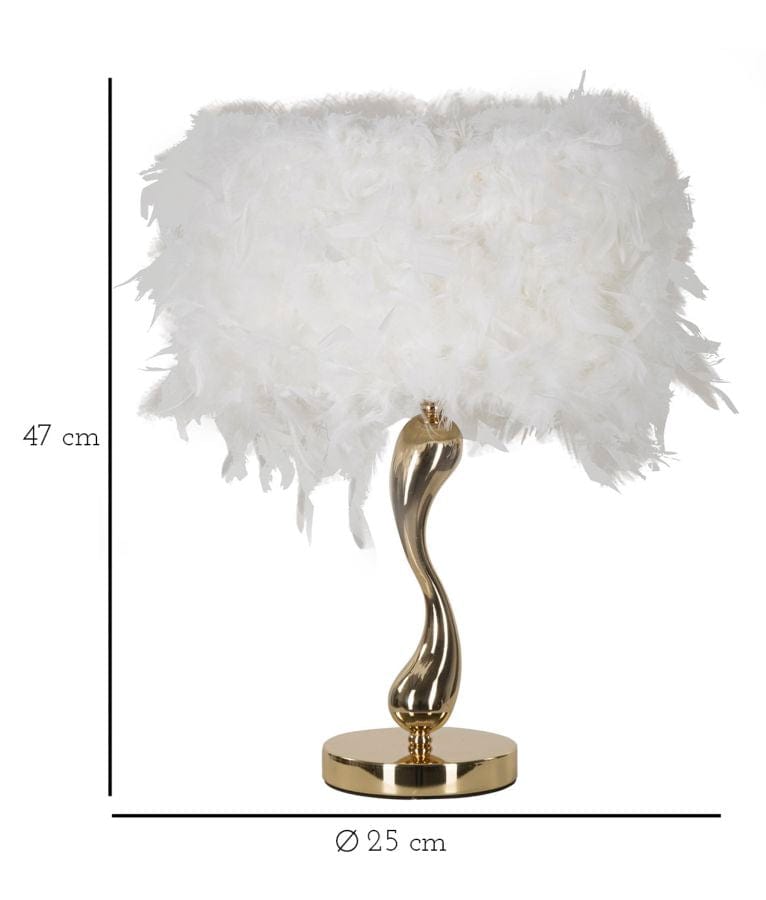 Mauro Ferretti TABLE LAMP CART WHITE CM Ø 25X47