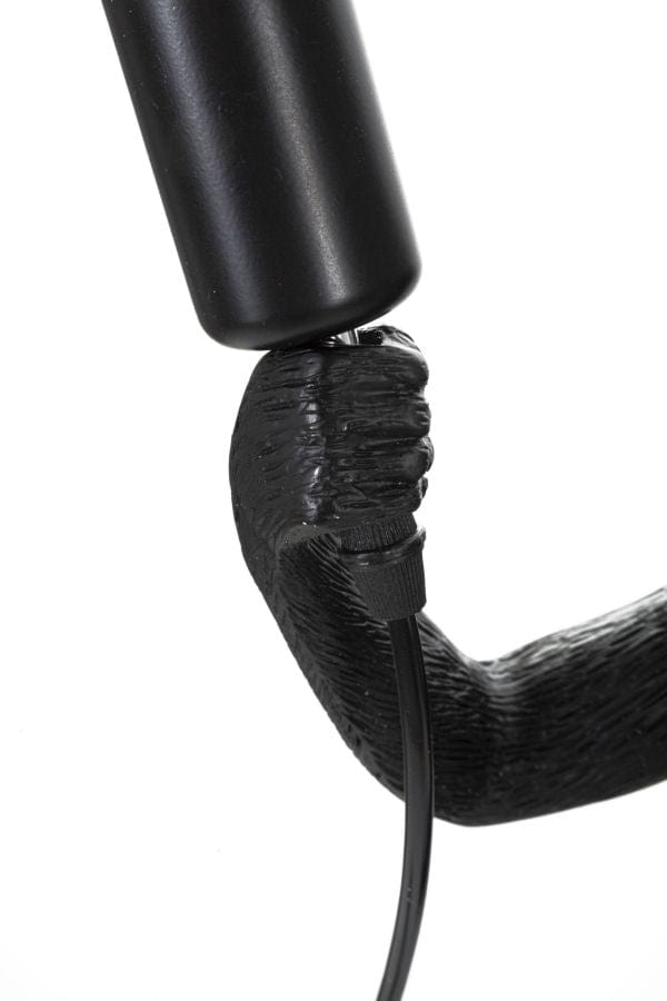 Mauro Ferretti TABLE LAMP MONKEY BLACK CM Ø 26X34X55