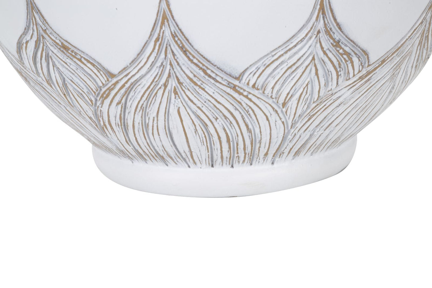 Mauro Ferretti TABLE LAMP POLYRESIN ROUND ATENE CM Ø 38X59