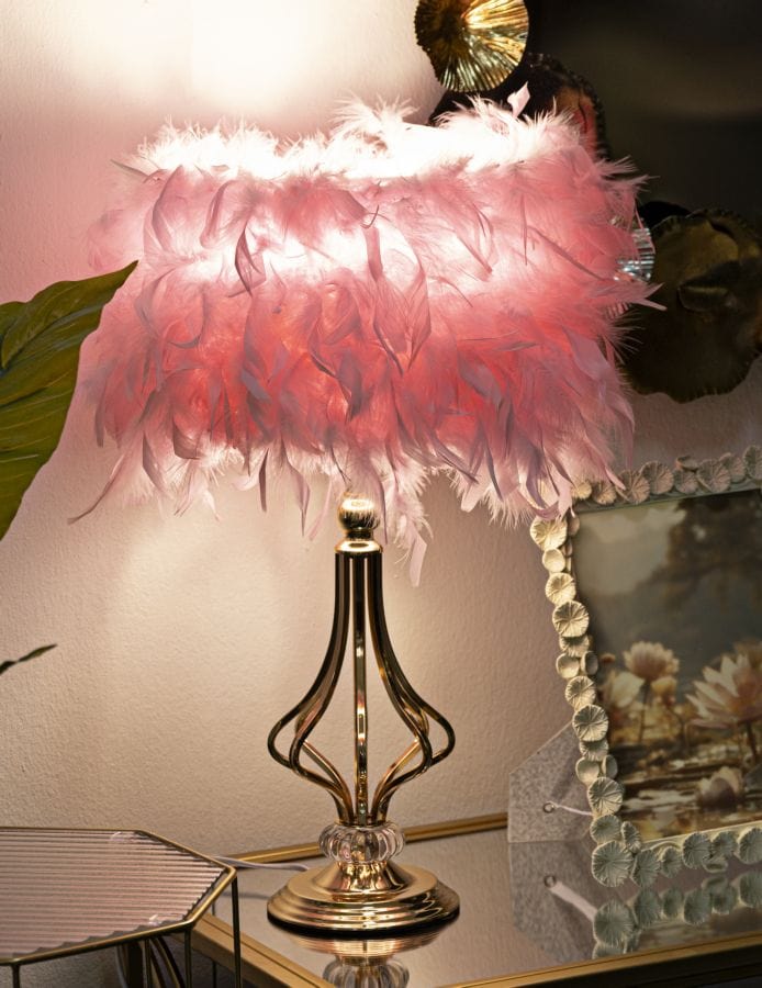 Mauro Ferretti TABLE LAMP TARTY PINK CM Ø 25X54
