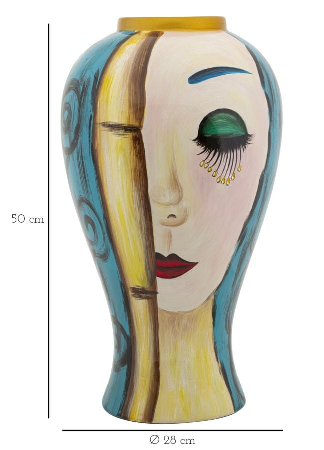 Mauro Ferretti VASE ART FACE CM Ø 28X50