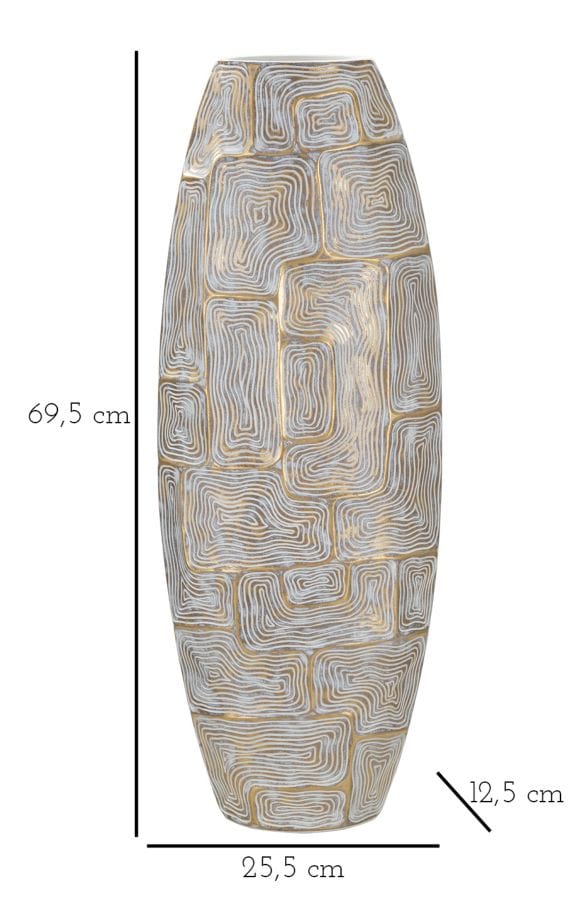 Mauro Ferretti VASE ECLIPS TOWER CM 25,5X12,5X69,5