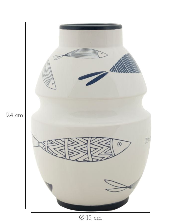 Mauro Ferretti VASE FISH CM Ø 15X24
