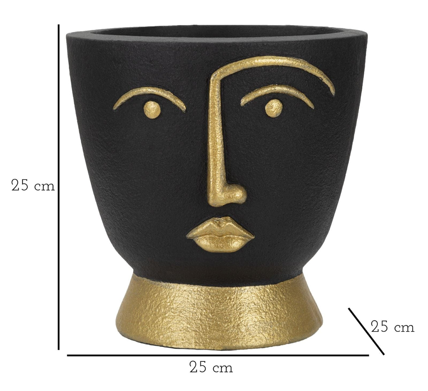 Mauro Ferretti VASE TRIBAL -B- CM Ø 25X25