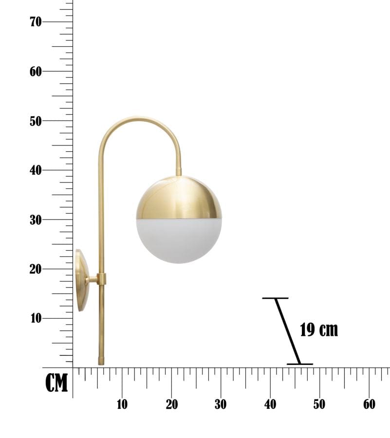 Mauro Ferretti WALL LAMP GLAMY STREET CM 19x31x51