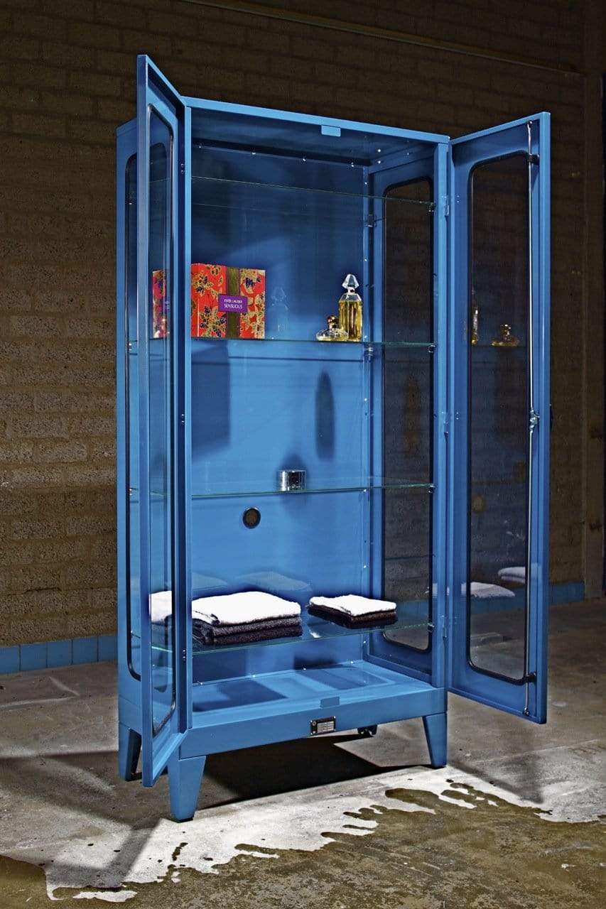 Industriële kast blauw MK1.2 | IndustrieelHuys.nl.