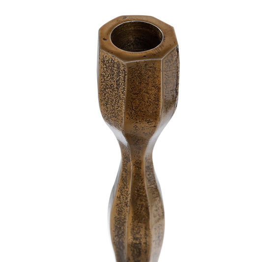 Kennet Gold Cast Aluminium Candleholder M